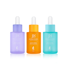 Frosted Glass Matte Dropper Bottles for Cosmetic Essences - 10ml to 100ml