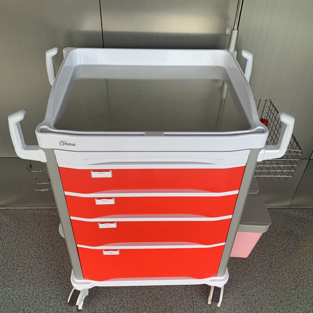 Notfallausrüstung für Krankenhäuser Hospital Emergency Trolley Equipment