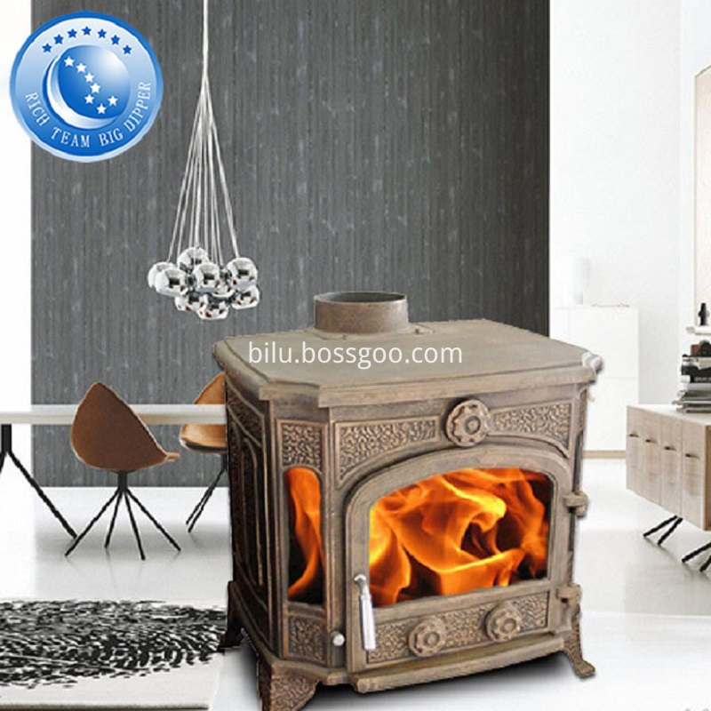 Wood Stove Fireplace Cast Iron Indoor