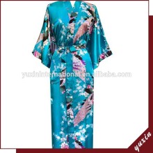 satin robe bath robe Custom made japan kimono robe 0609026