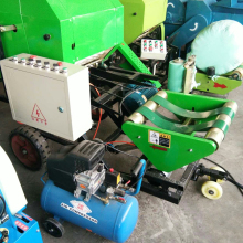 Automatic bale machine with high efficiency