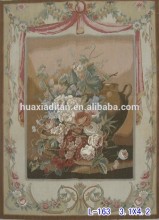 Collection!French Flower Aubusson tapestry hand knoted 100%wool