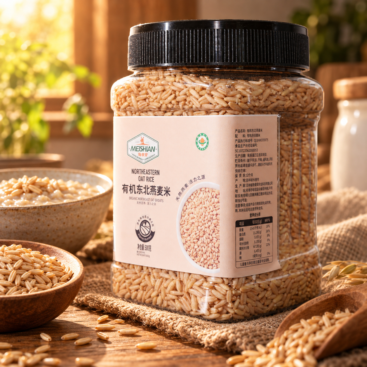 Organic Northeast Oat Groats 500g 4