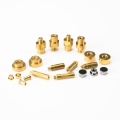 Thread Knurling Round Insert Brass Nuts Untuk Furnitur