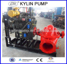 Diesel engine driven split case fire pump fire fighting pump