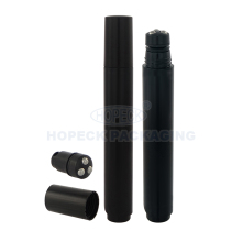 Three-roller on plastic bottle