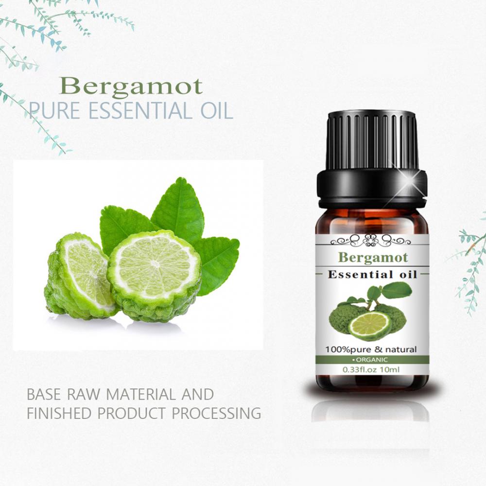 Bergamot de bergamota 100% natural Óleo de cuidados com a pele da pele