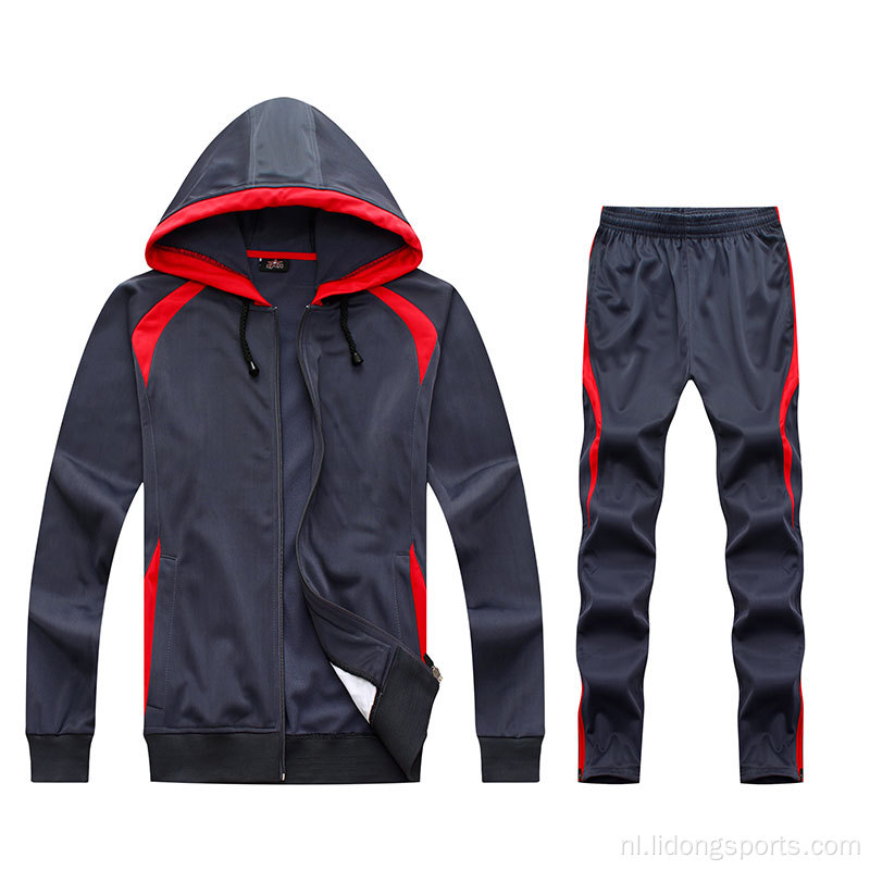 Factorys Custom Made Men Hoodie Trainingspak Sweatsuit