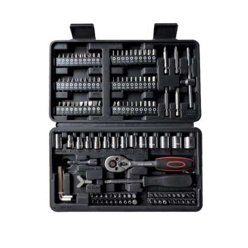 128PCS Socket Bit Set Mechanic Tool Kit