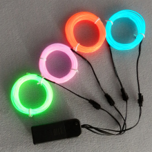 Cuttable 2.3mm Flexible Electroluminescent Wire for EL Lighting in Rolls