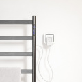 Floor-standing heated towel rack