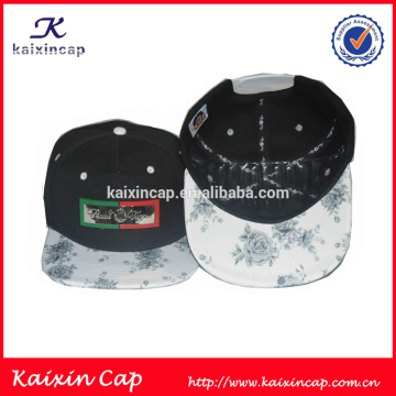 wholesale custom printing metal logo snapback hat