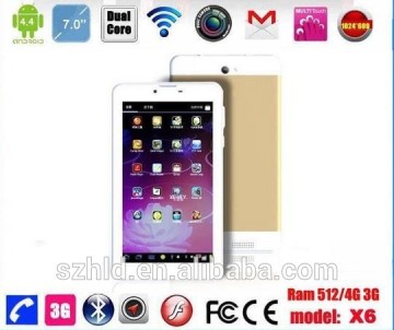 best selling 7inch android pc tablet MTK6572 mobile phone android tablet