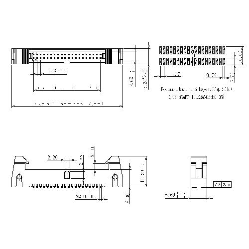 1.27mm Ejector Header SMT