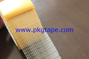 Double side PET polyester mesh tape, double side fiberglass MESH tape