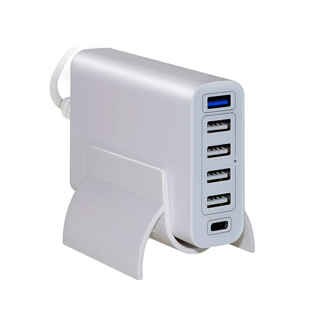 60W 6-port USB charger