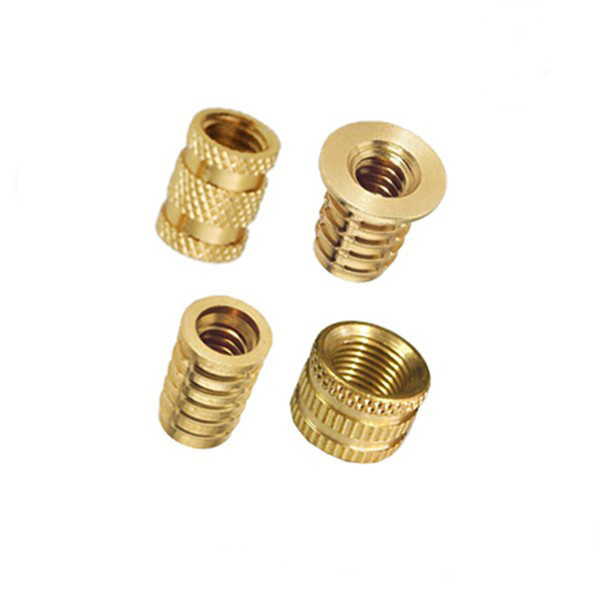 Brass Cross Knurled Insert