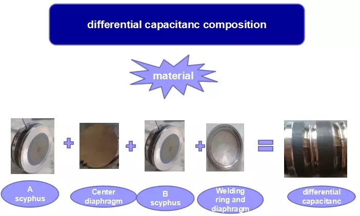 metal capacitance differential pressure sensors 316L diaphragm material