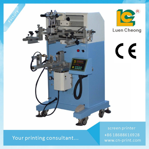 LC-PA-300E Semi-automatic Plane/Cylinder semi auto screen printing machine