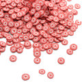 500 g / Lot Polymer Hot Clay Streusel für Schleim Runde Liebe Herz Kuchen Dekoration DIY Handwerk Herstellung von Nail Arts Zubehör 5mm