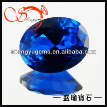 oval shape loose spinel synthetic diamond