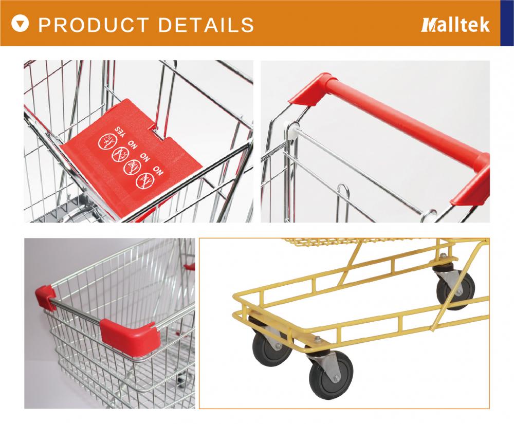 Grocery 240L Colorful Australia Shopping Trolley