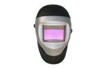 Black Led Battery Powered Welding Helmet Automatic , Arc Welding Helmet