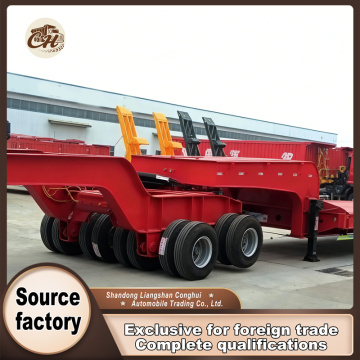 Semi-reboque baixo tipo esteira rolante