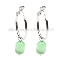 Beauty Cat Eye Earrings Opal Loop Earrings Wholesale