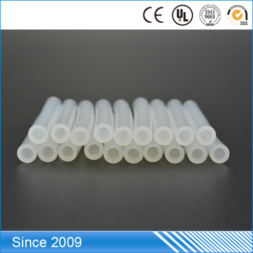 Extruded 3mm 4mm 5mm 6mm thin wall soft silicone rubber tube