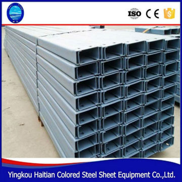 High quality C shape steel purlin for warehouse