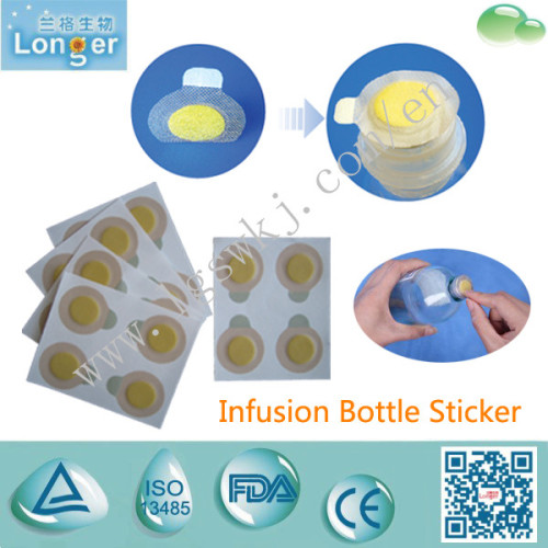 Factory price anti-bacterial infusion bottle sticker