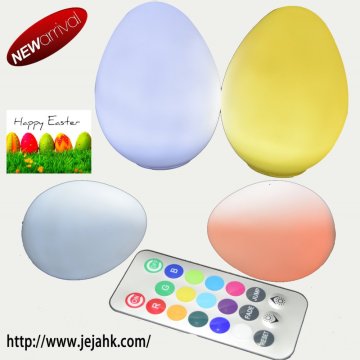 New Product Remote Control Electric Plastic Waterproof LED Egg Light