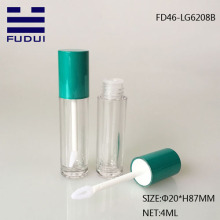 4ML Round Metallic Clear  Lip Gloss Case