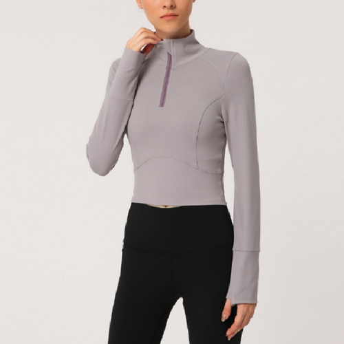 Damskie bluzy fitness Pullover Crop