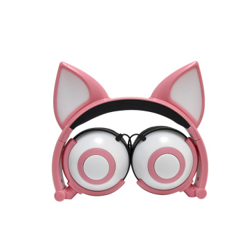 New Arrival Fox Ear Headphone with Colorful LED