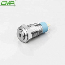 CMP metal Stainless steel anti-vandal 12mm small button light switch