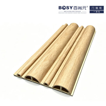 Panel Dinding Gentian Buluh Separa Bulatan Berbentuk Khas 180mm