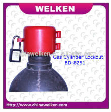 Pressurized Gas Cylinder Valve Lockout