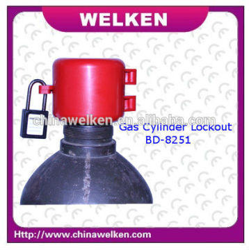 Pressurized Gas Cylinder Valve Lockout