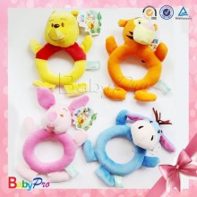 Customized Cute Cartoon Animals Crochet Rattle Baby Wrist Rattle