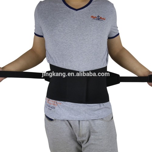 High quality steel stays padded Waist protection belt Work lumbar belts with shoulder straps