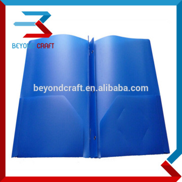 US paper size poly portfolio 3 prongs pocket folders for US markets letter size