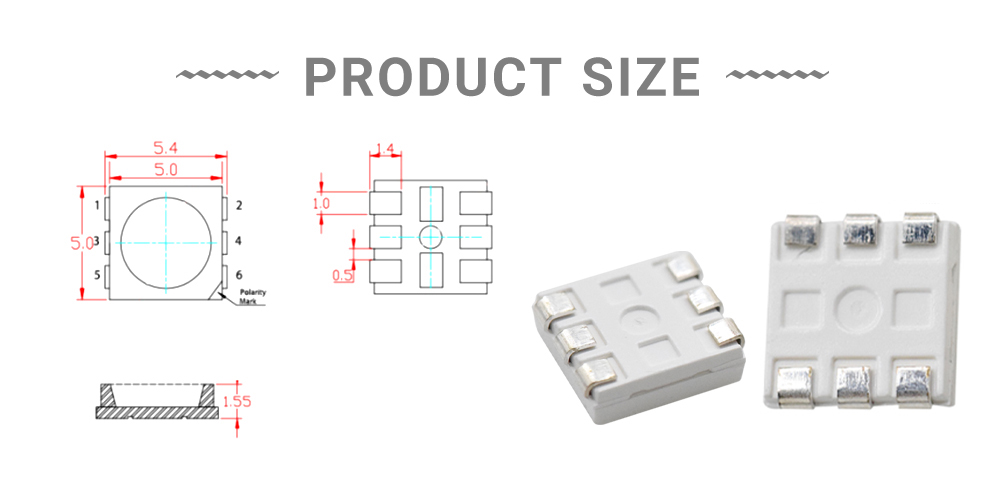 5050 IR LED NM Detail