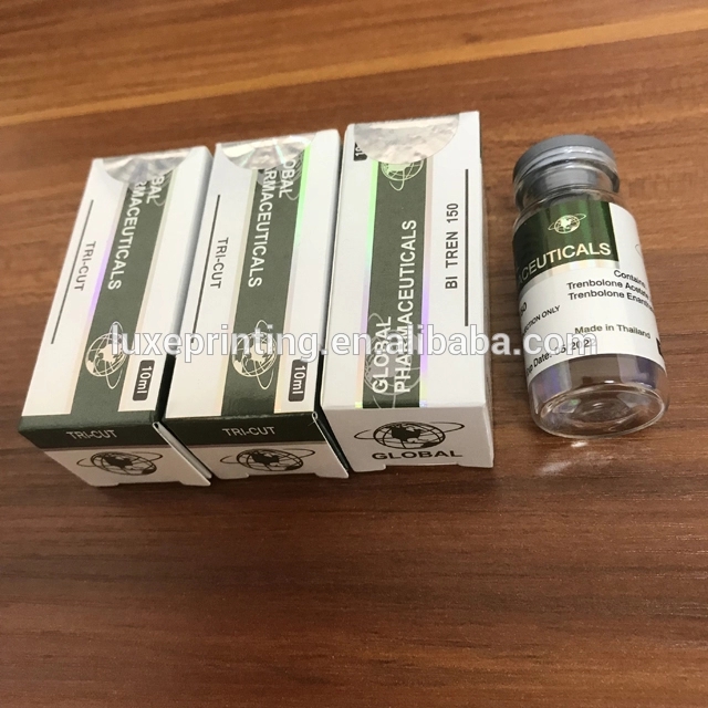 Free sample glossy lamination medicine bottle pill packaging box