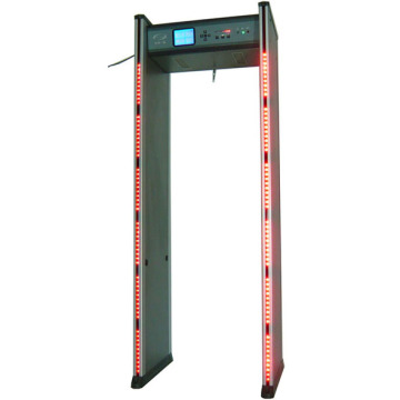 6 zones LCD-doorgang metaaldetector