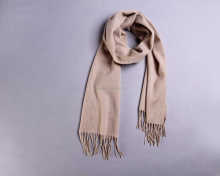 Worsted pure wool scarf in autumn and winter warm men and women wear shawls