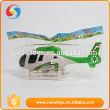 New design mini pull string cartoon plane pull line helicopter toy