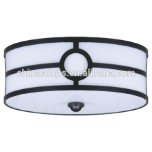 American furniture brandon lighting balcony ceiling light with white acrylic lampshade for hotel house decoration CE UL