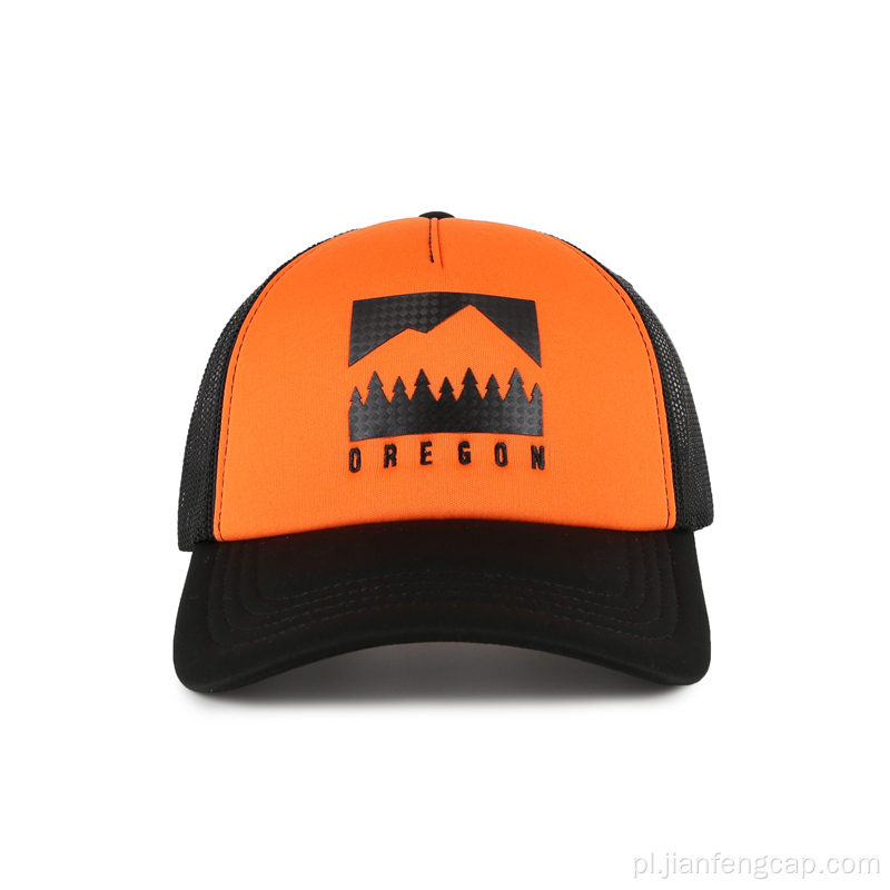 Czapka typu trucker z 5 paneli z pianki